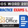 MOS Word 2019 – Practice Exams / Tests